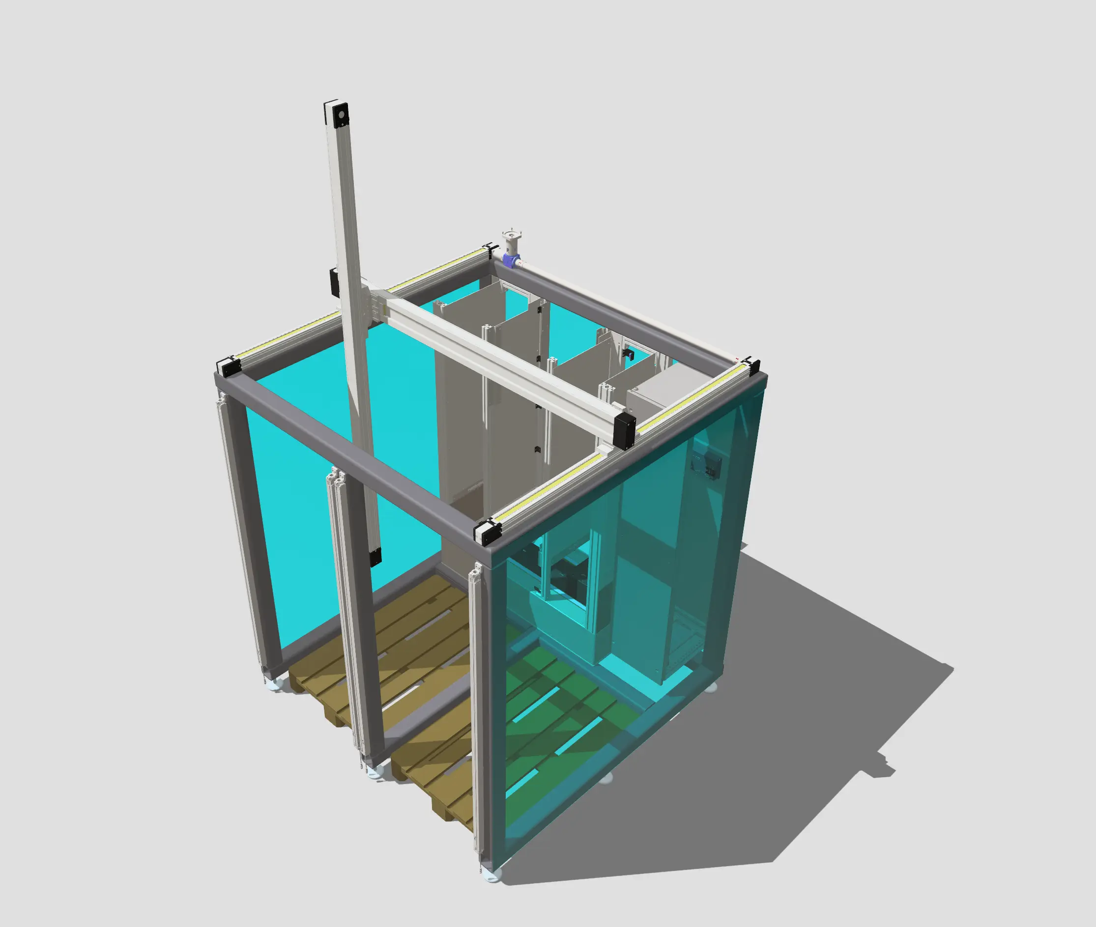 Kistenwechsler Portal im Einsatz